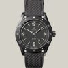 Nezumi Baleine BA4 dive watch with grey dial