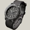 Nezumi Baleine BA4 dive watch with grey dial